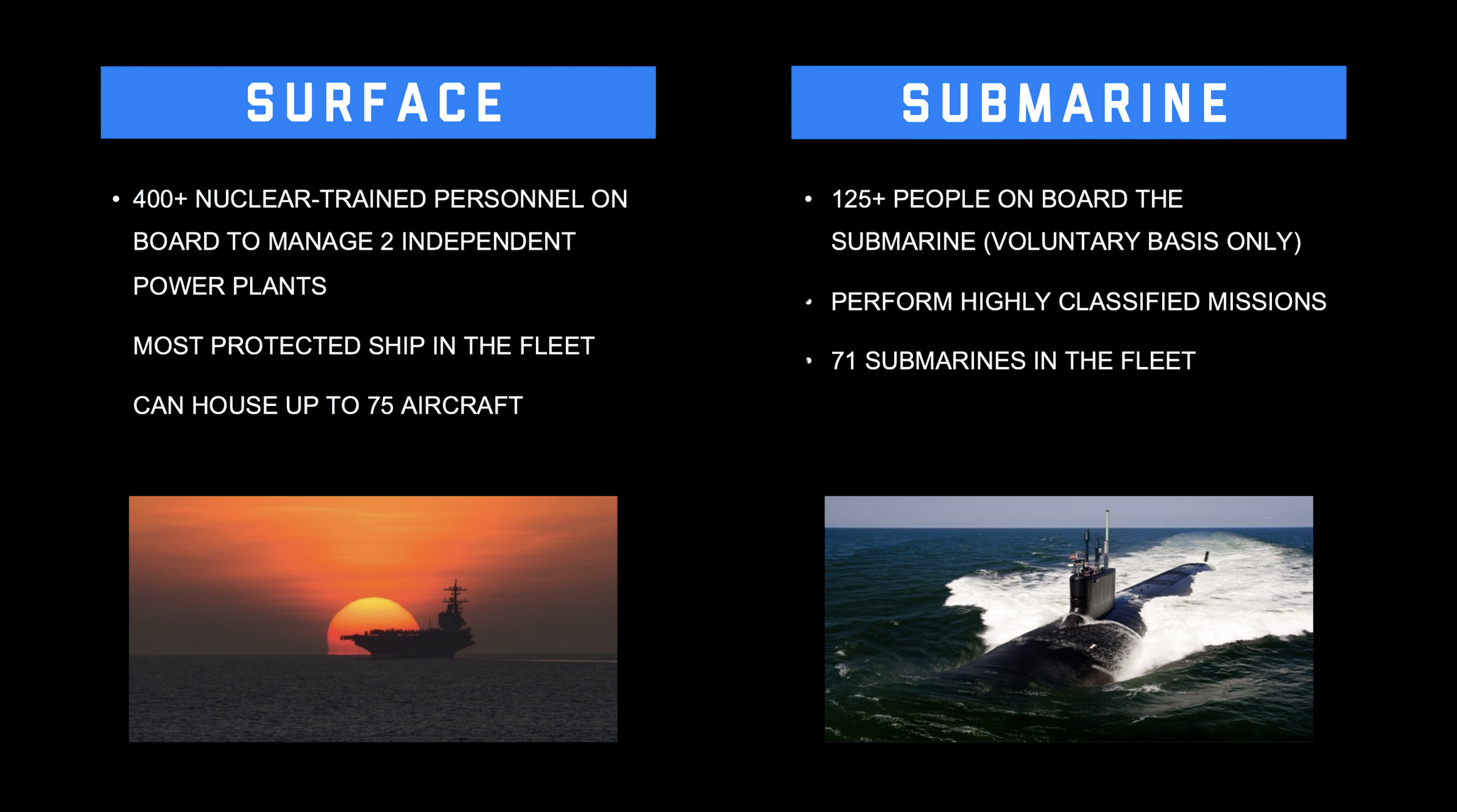 Navy nuclear officers aboard a warship